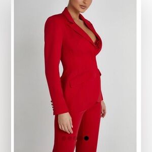 Meshki Helda Red Blazer jacket Medium NWT